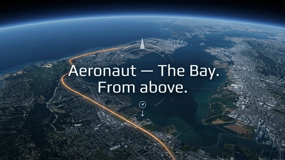 Aeronaut — The Bay. From above.